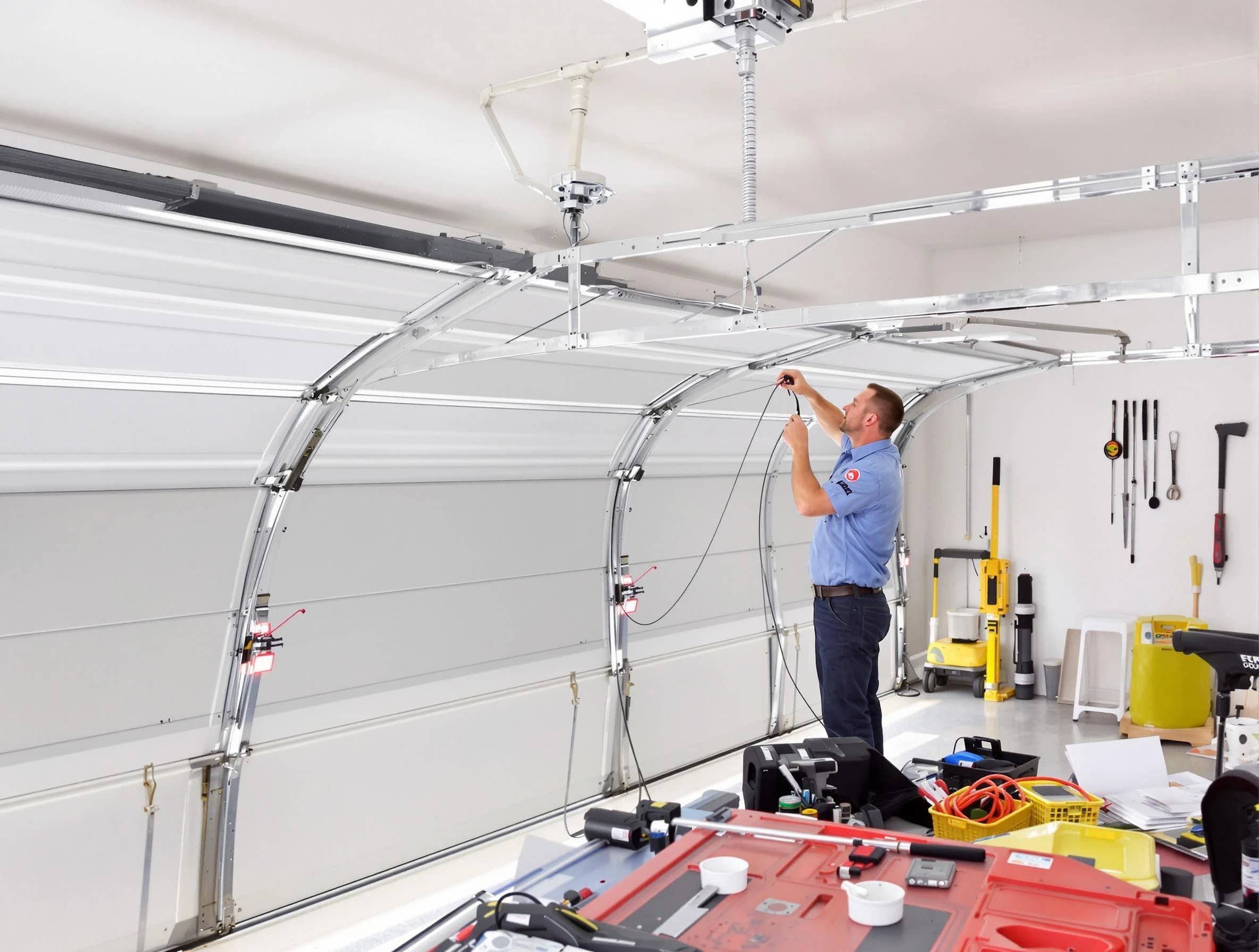 Garage door cable repair service by Applewood Garage Door Repair in Applewood