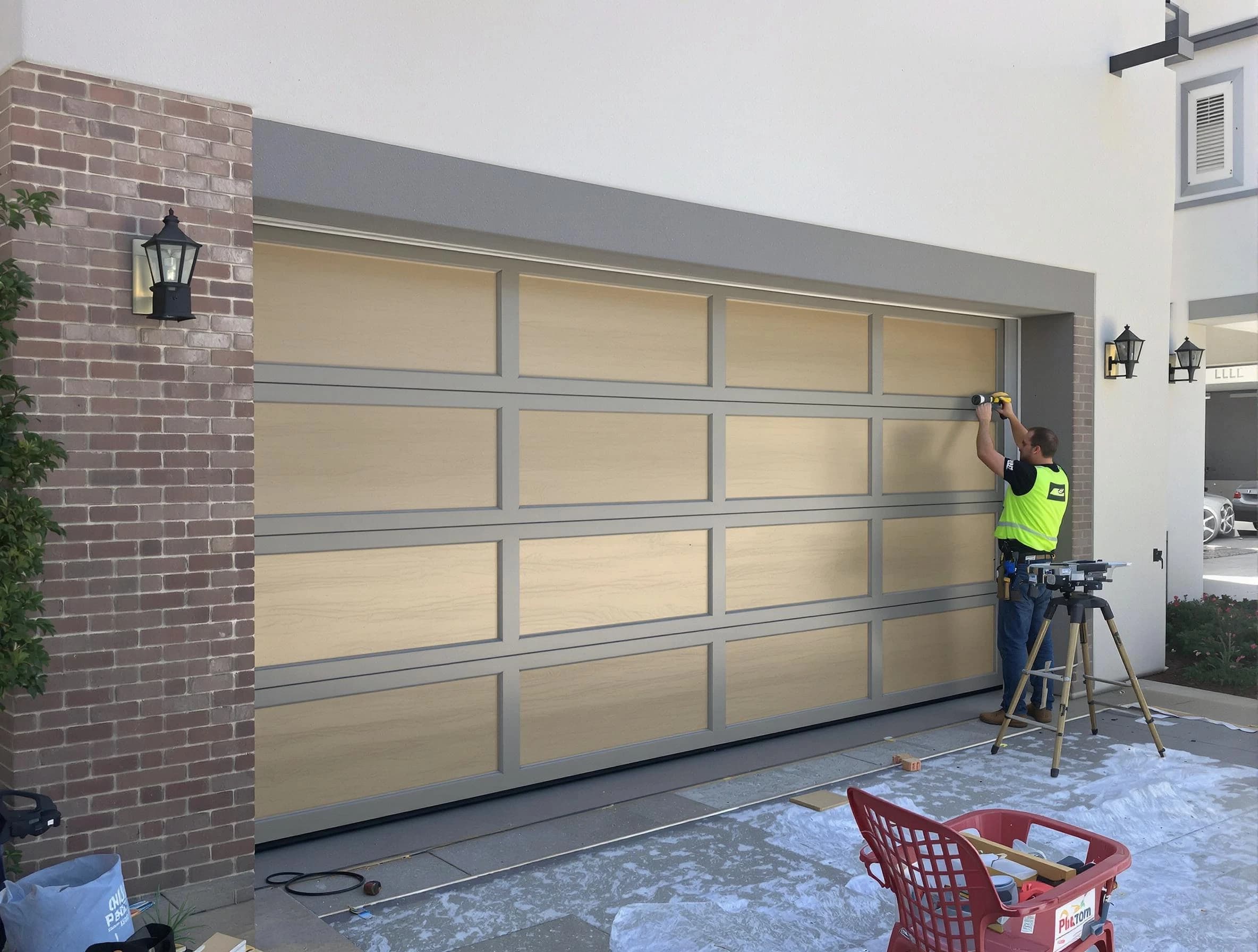 Garage door replacement service by Applewood Garage Door Repair in Applewood