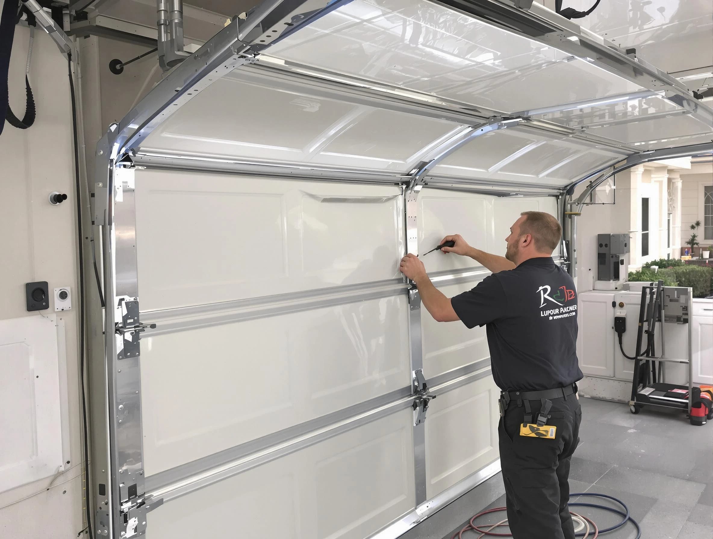 Applewood Garage Door Repair professional performing panel repair in Applewood