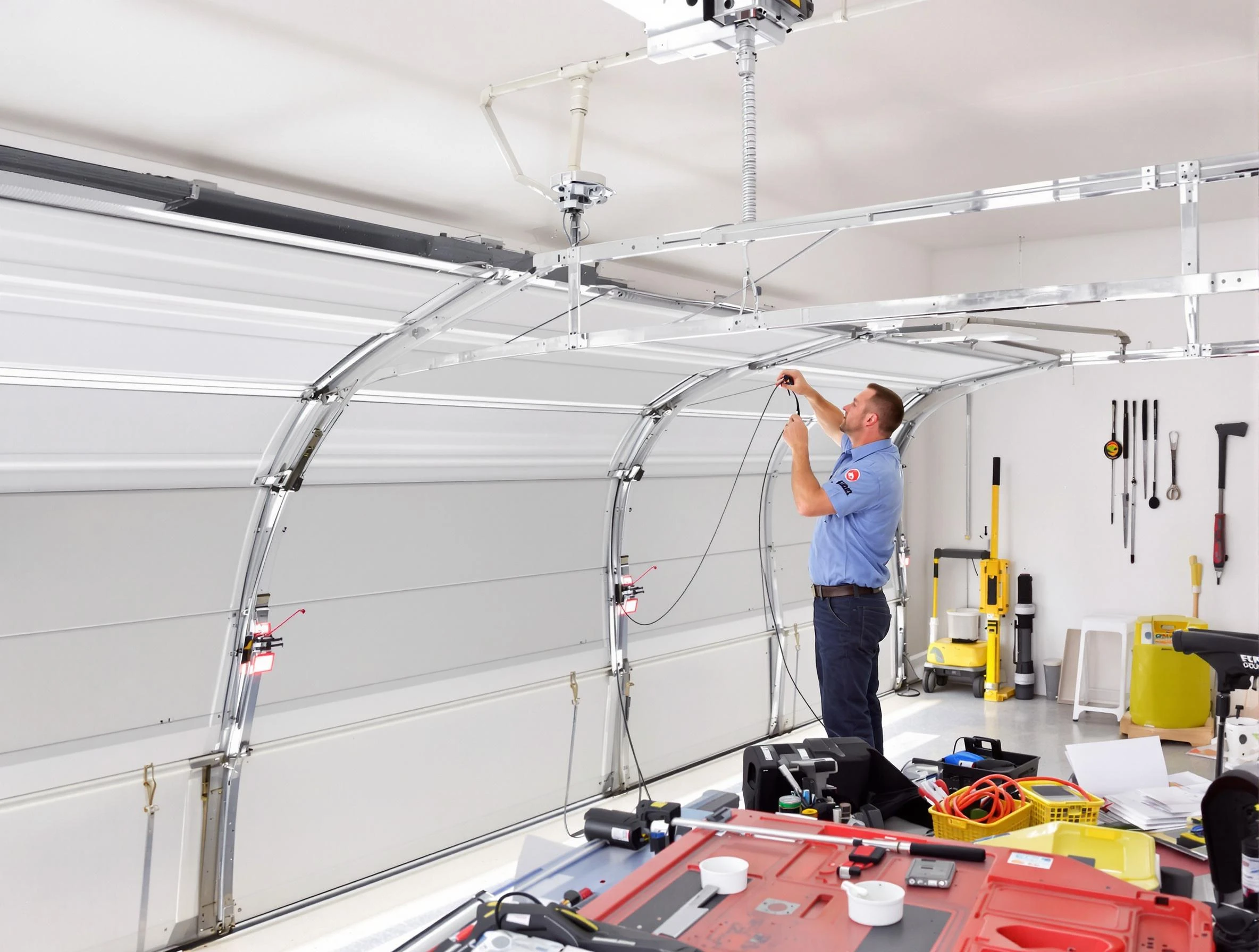 Garage door cable repair service by Applewood Garage Door Repair in Applewood
