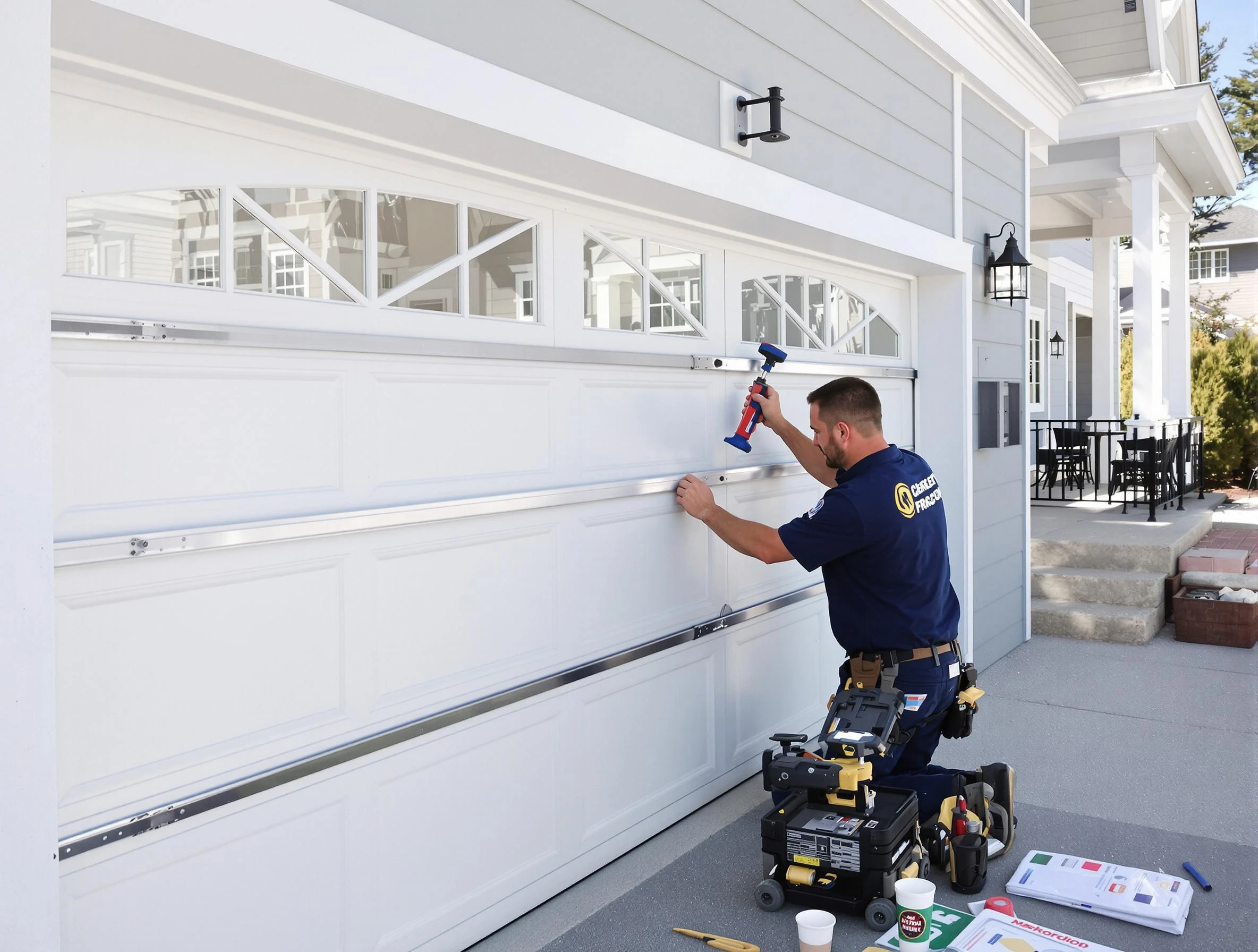 Professional garage door installation by Applewood Garage Door Repair in Applewood