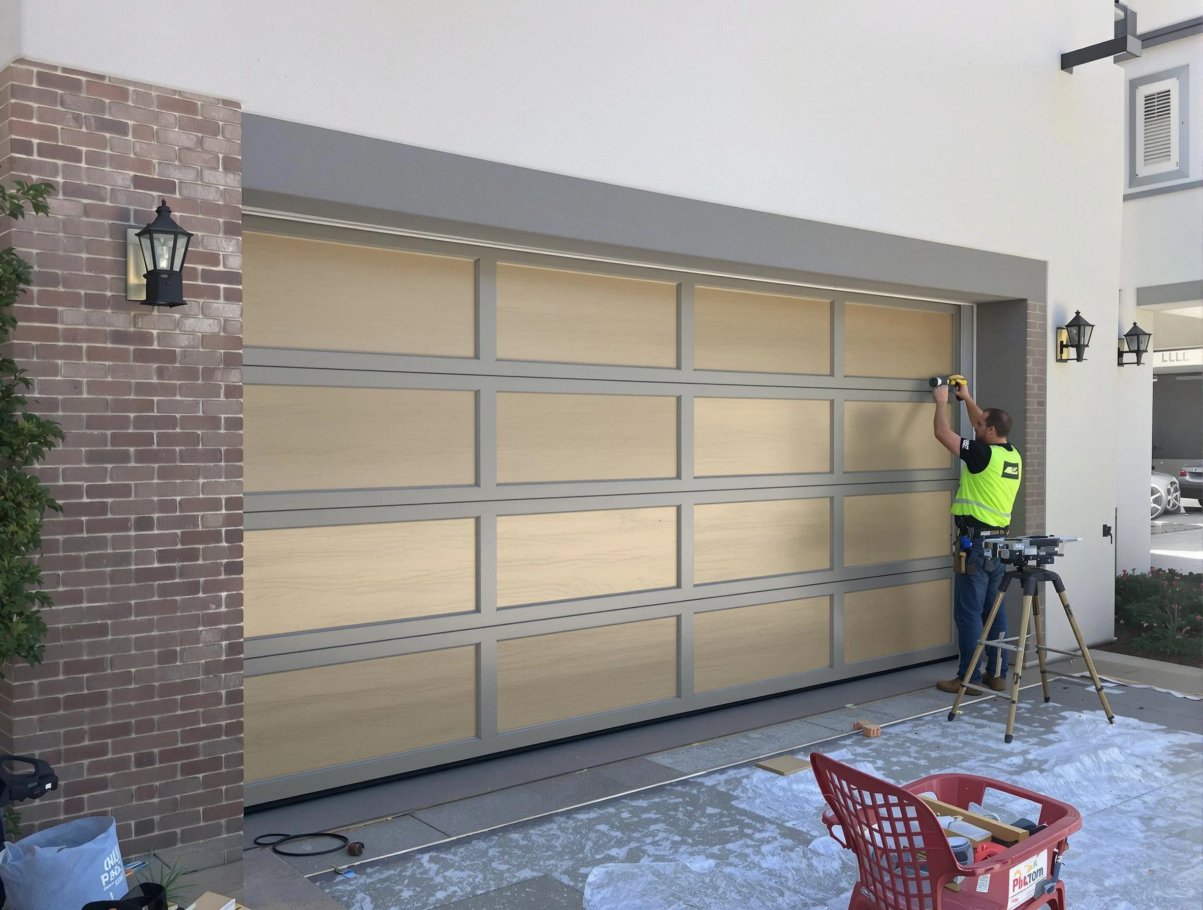 Garage door replacement service by Applewood Garage Door Repair in Applewood
