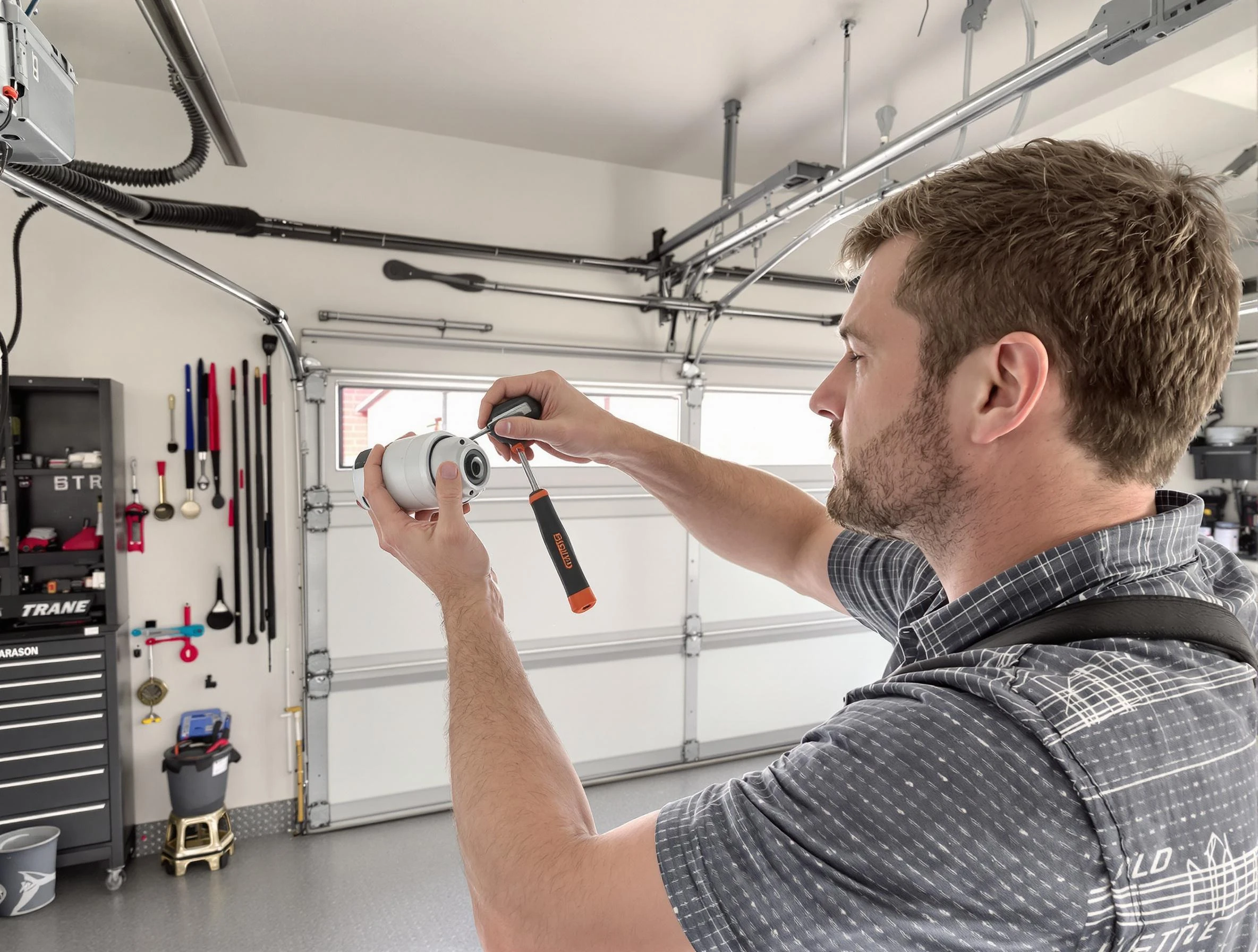 Garage door opener repair service by Applewood Garage Door Repair in Applewood