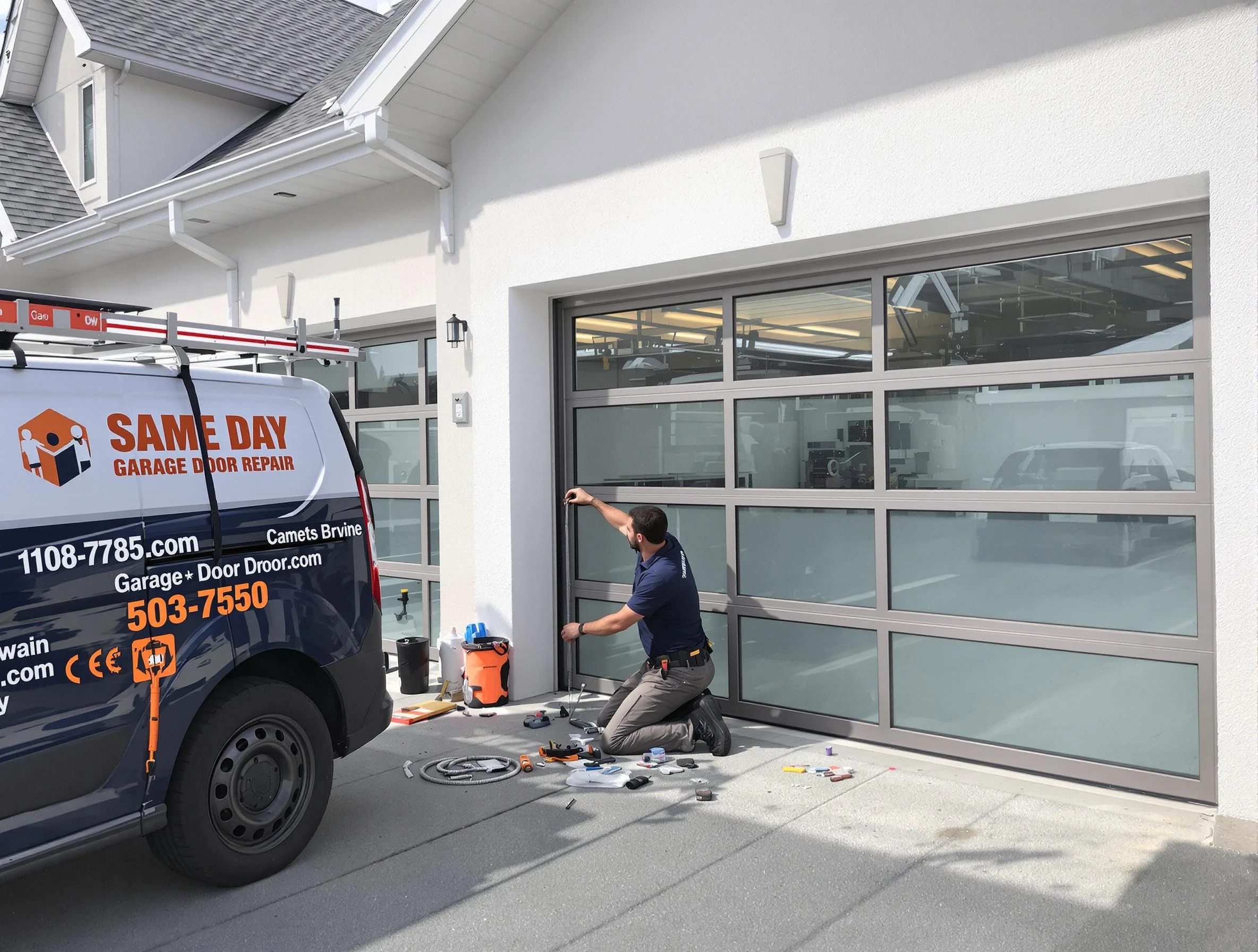 Same-day garage door repair service by Applewood Garage Door Repair in Applewood